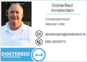 Maickel Otte van DokterBed matrasreiniging Amsterdam